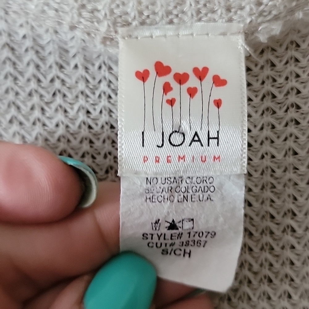 J.O.A. Cream Knit Cardigan - Picture 4 of 4